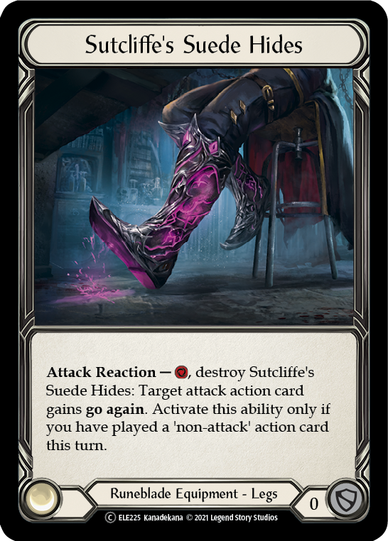 Image of Sutcliffe's Suede Hides [U-ELE225] (Tales of Aria Unlimited)  Unlimited Rainbow Foil