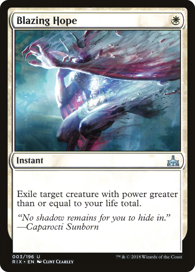 Image of Blazing Hope [Rivals of Ixalan]