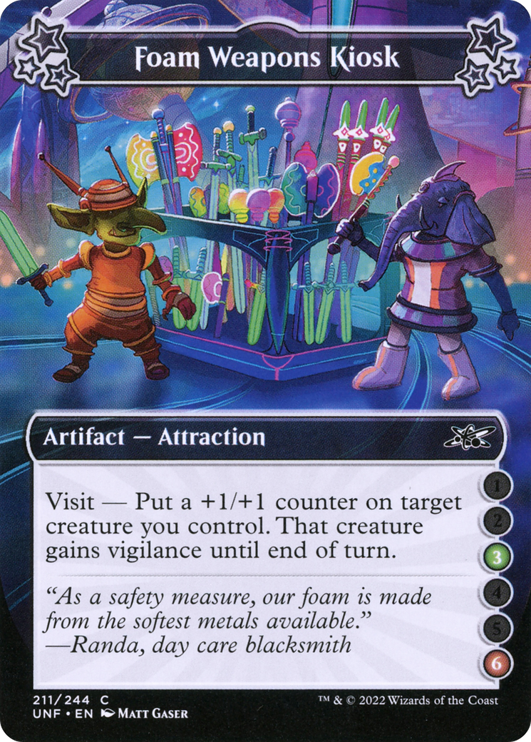 Image of Foam Weapons Kiosk (3-6) [Unfinity]