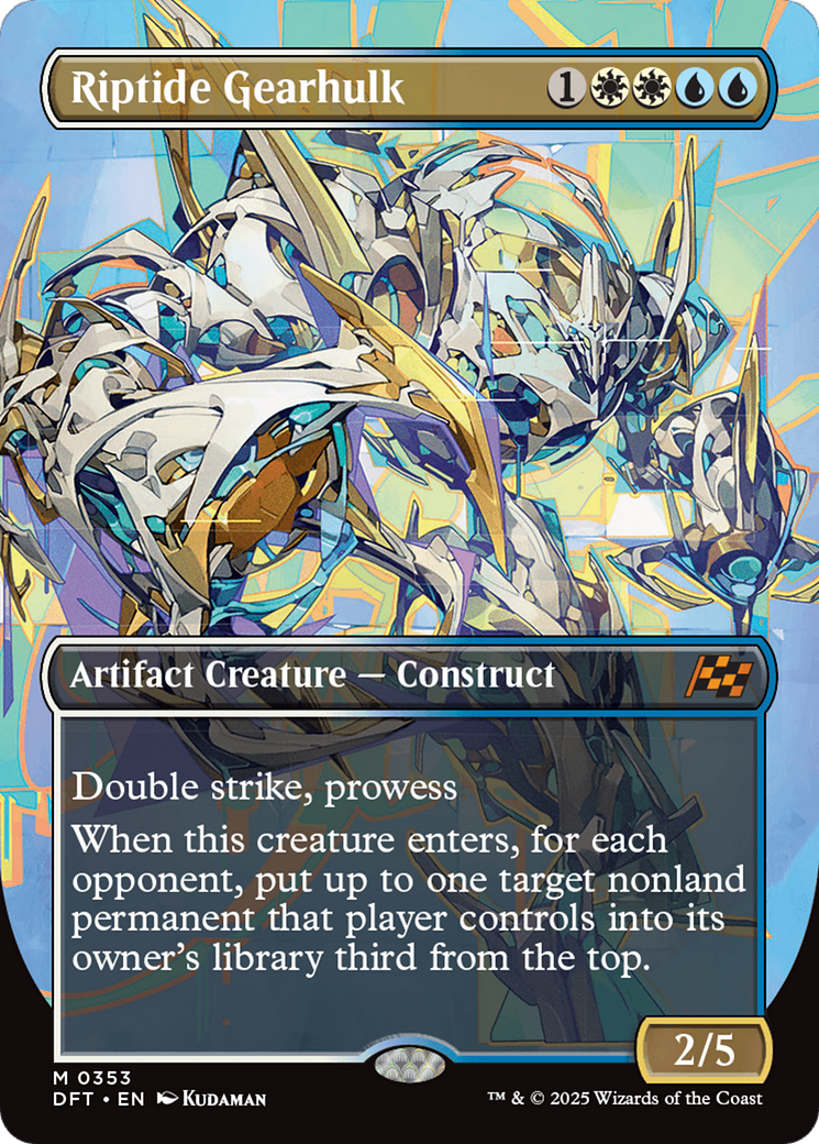 Image of Riptide Gearhulk (Borderless) [Aetherdrift]