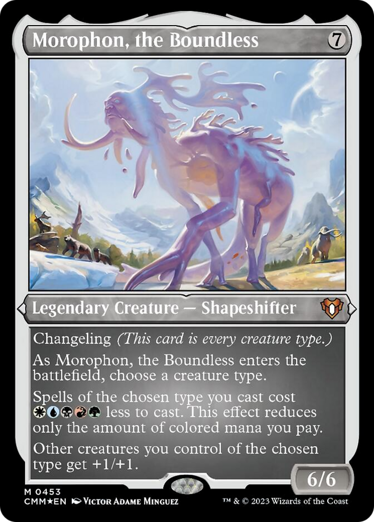 Image of Morophon, the Boundless (Foil Etched) [Commander Masters]