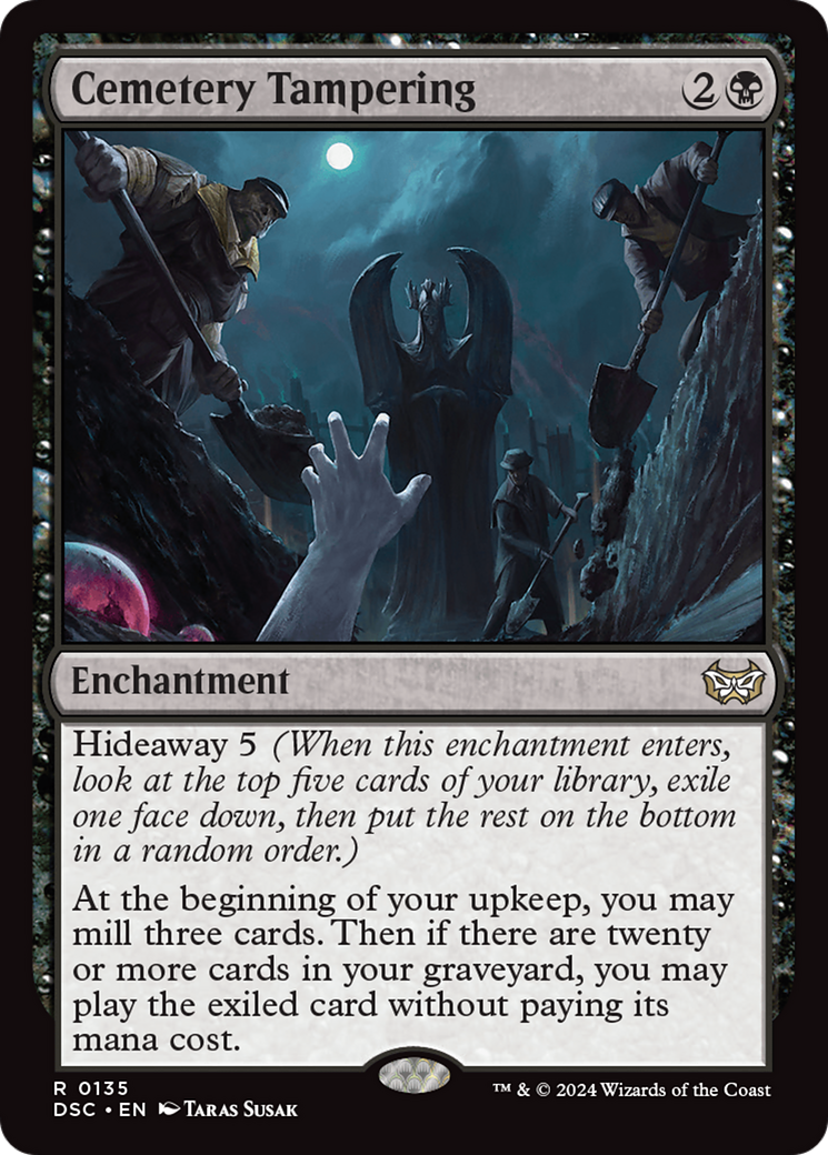 Image of Cemetery Tampering [Duskmourn: House of Horror Commander]