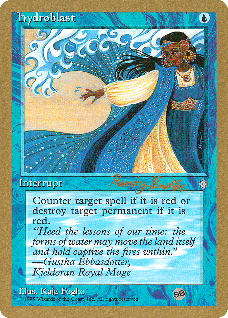 Image of Hydroblast (Randy Buehler) (SB) [World Championship Decks 1998]