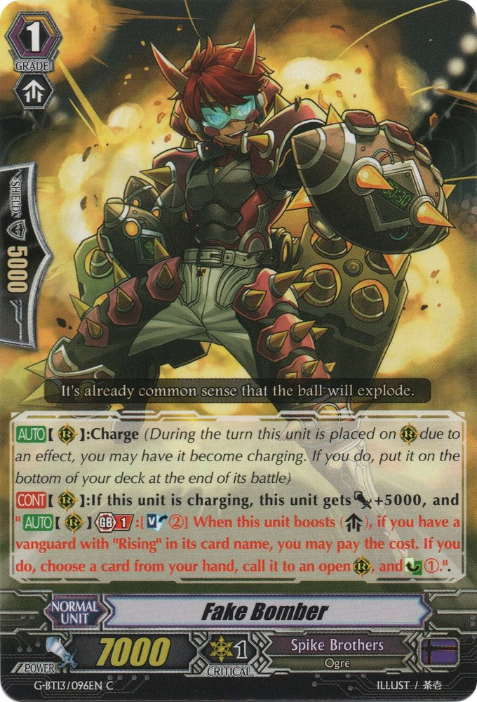 Image of Fake Bomber (G-BT13/096EN) [Ultimate Stride]