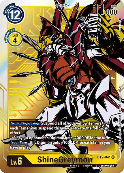Image of ShineGreymon [BT2-041] (Alternate Art) [Release Special Booster Ver.1.5]