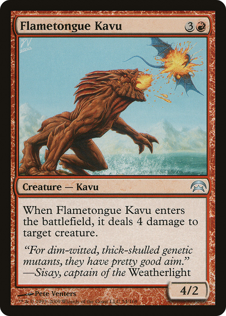 Image of Flametongue Kavu [Planechase]