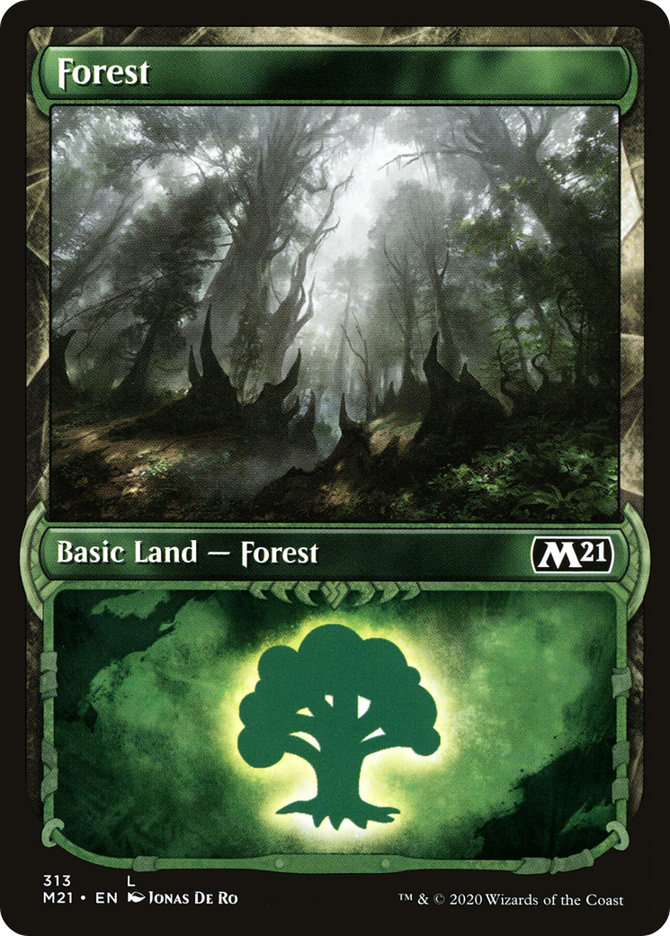 Image of Forest (313) (Showcase) [Core Set 2021]