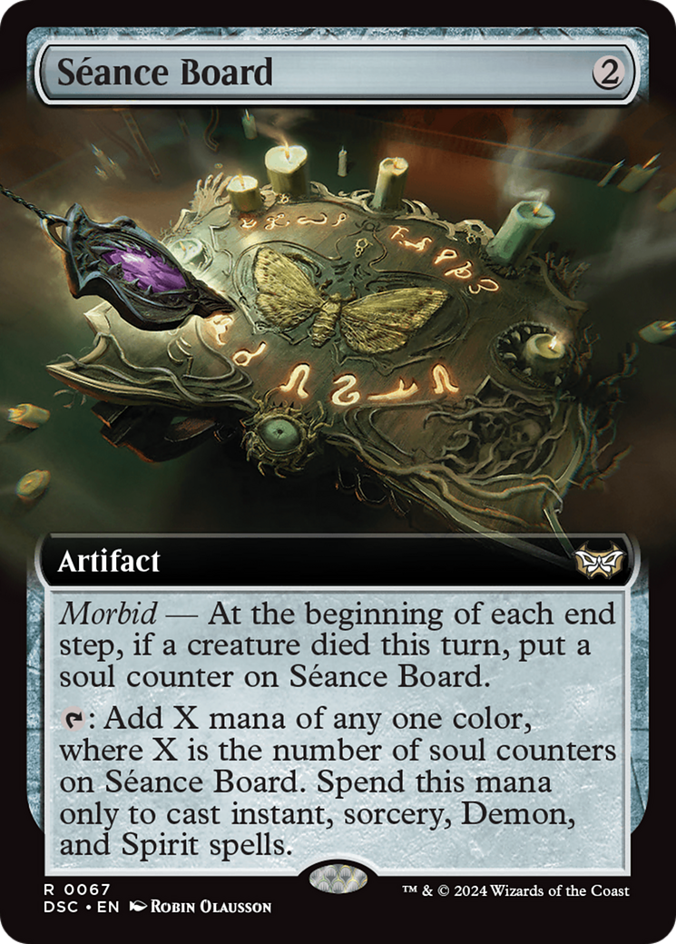 Image of Seance Board (Extended Art) [Duskmourn: House of Horror Commander]