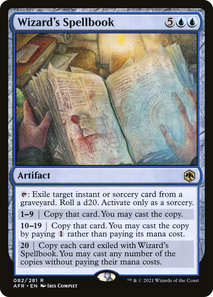 Image of Wizard's Spellbook [Dungeons & Dragons: Adventures in the Forgotten Realms]