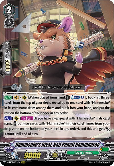 Image of Hammsuke's Rival, Nail Pencil Hammgoroo (V-SS08/079EN) [Clan Selection Plus Vol.2]