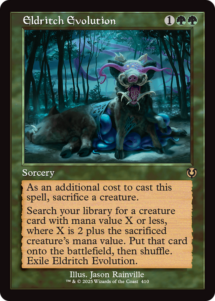 Image of Eldritch Evolution (Retro Frame) [Innistrad Remastered]
