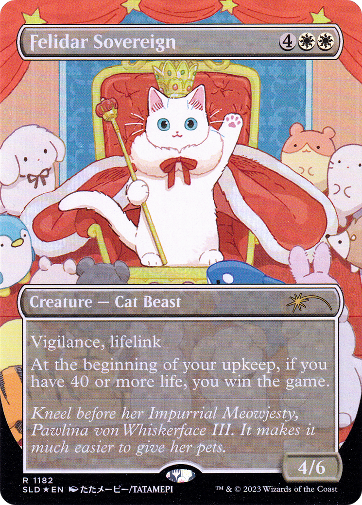 Image of Felidar Sovereign (Borderless) [Secret Lair Drop Series]