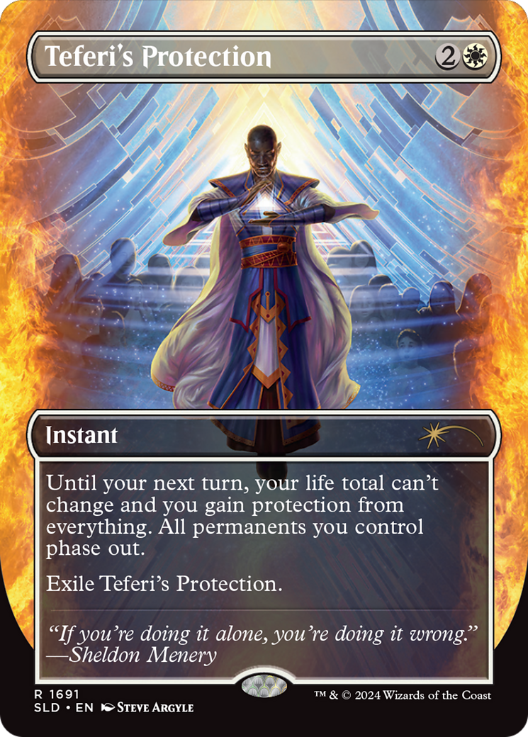 Image of Teferi's Protection (1691) [Secret Lair: Sheldon's Spellbook]