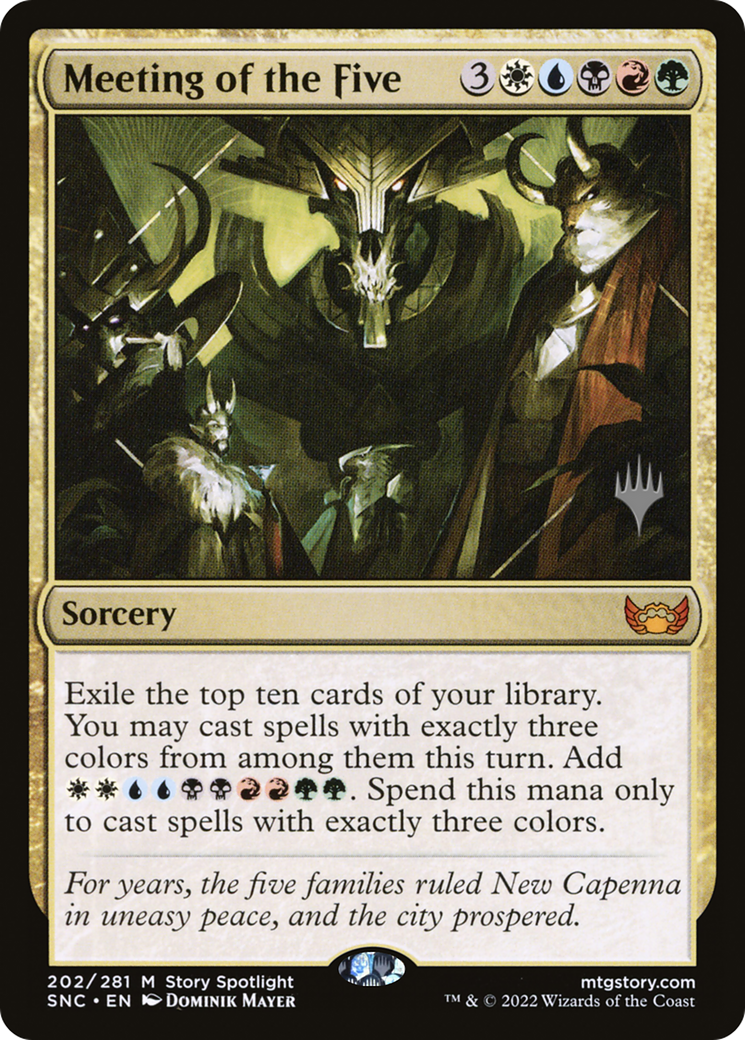 Image of Meeting of the Five (Promo Pack) [Streets of New Capenna Promos]