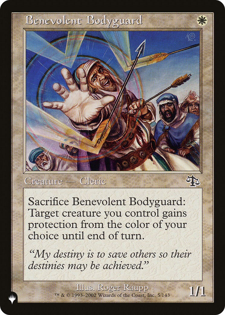 Image of Benevolent Bodyguard [The List]