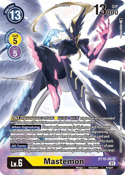 Image of Mastemon [ST10-06] (Alternative Art - Box Topper) [Digital Hazard]