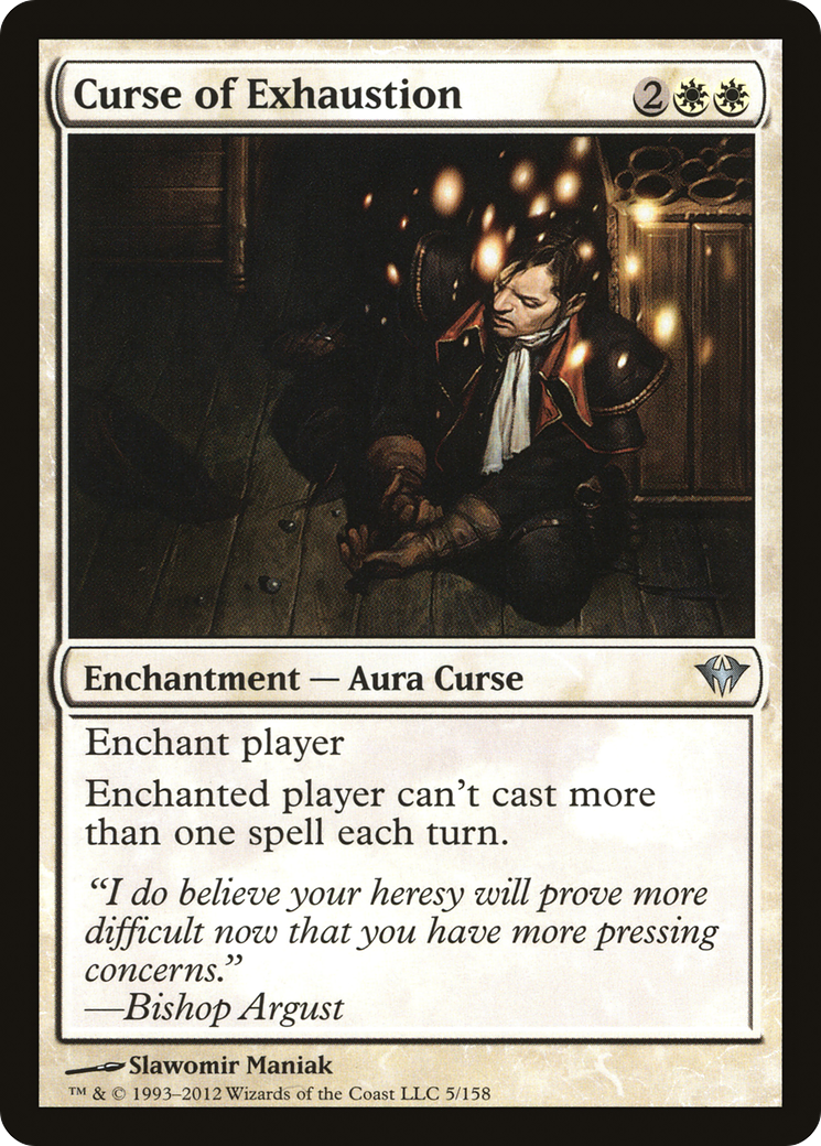 Image of Curse of Exhaustion [Dark Ascension]
