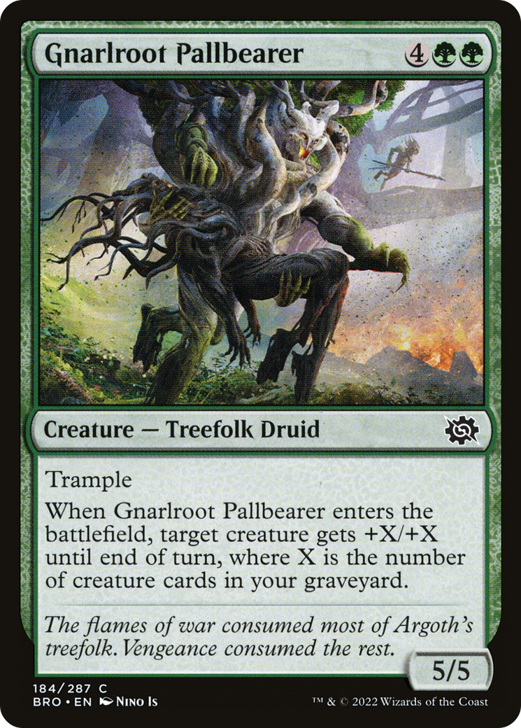 Image of Gnarlroot Pallbearer [The Brothers' War]