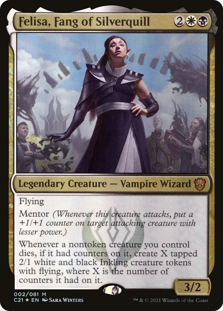 Image of Felisa, Fang of Silverquill [Commander 2021]