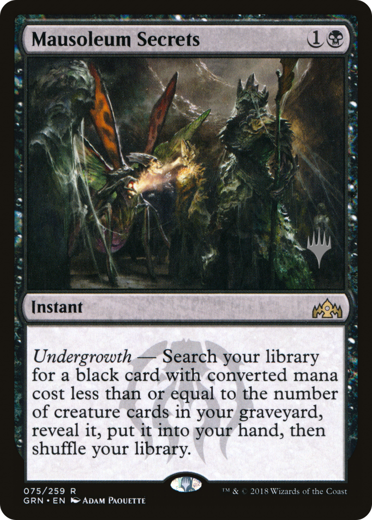 Image of Mausoleum Secrets (Promo Pack) [Guilds of Ravnica Promos]