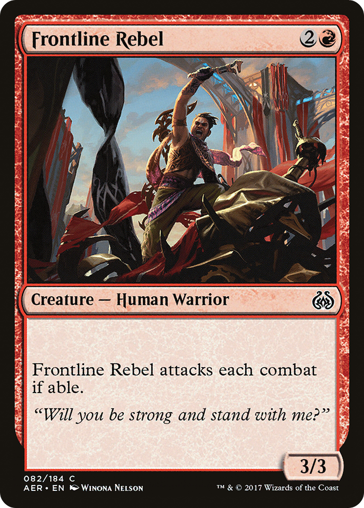 Image of Frontline Rebel [Aether Revolt]