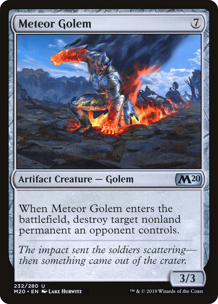 Image of Meteor Golem [Core Set 2020]