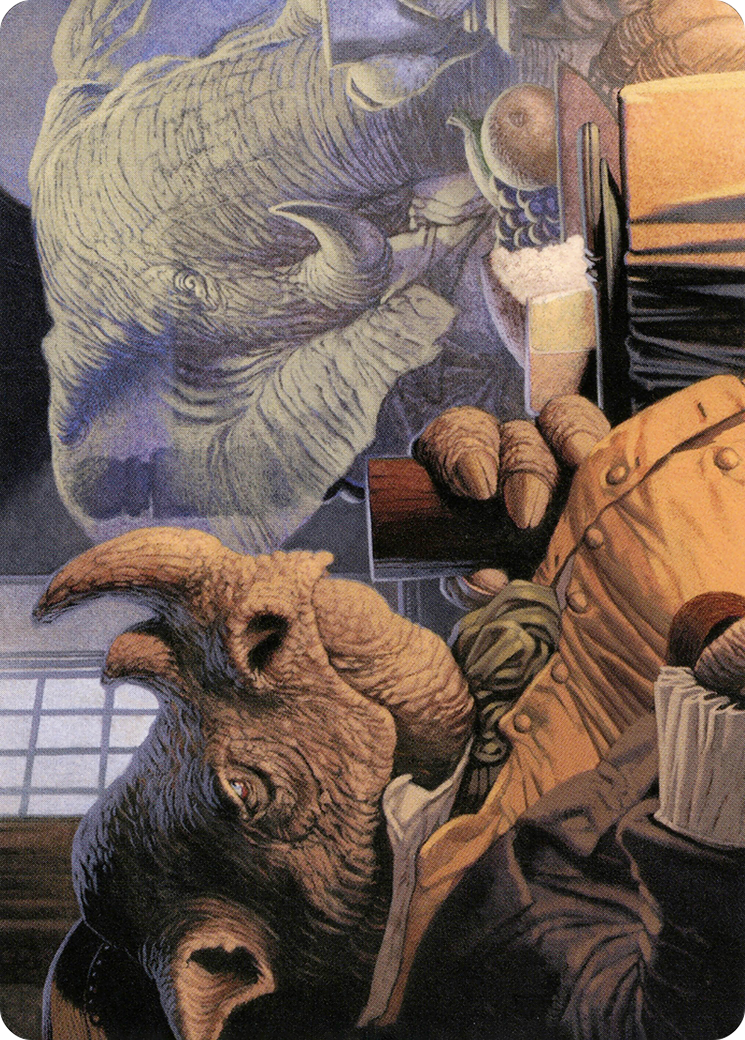Image of Late to Dinner Art Card [Modern Horizons 2 Art Series]