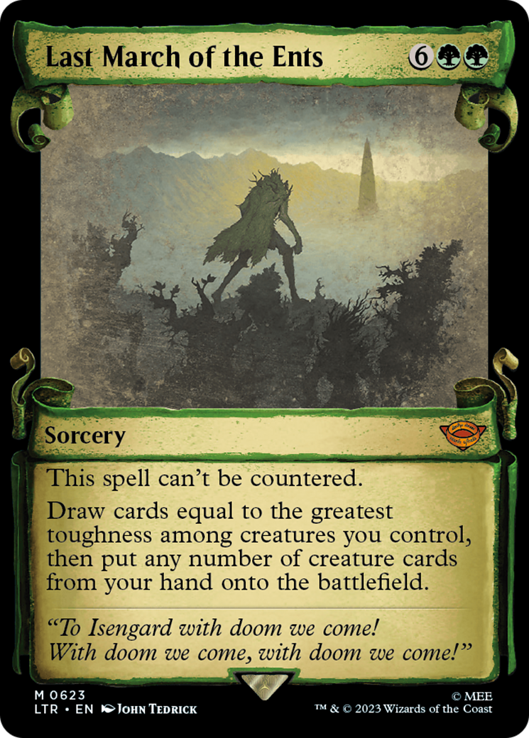 Image of Last March of the Ents [The Lord of the Rings: Tales of Middle-Earth Showcase Scrolls]