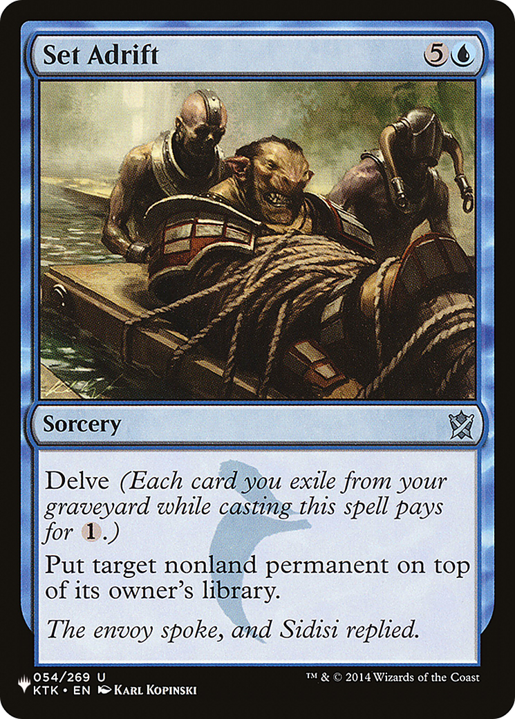 Image of Set Adrift [The List]