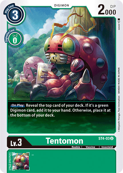 Image of Tentomon [ST4-03] [Starter Deck: Giga Green]