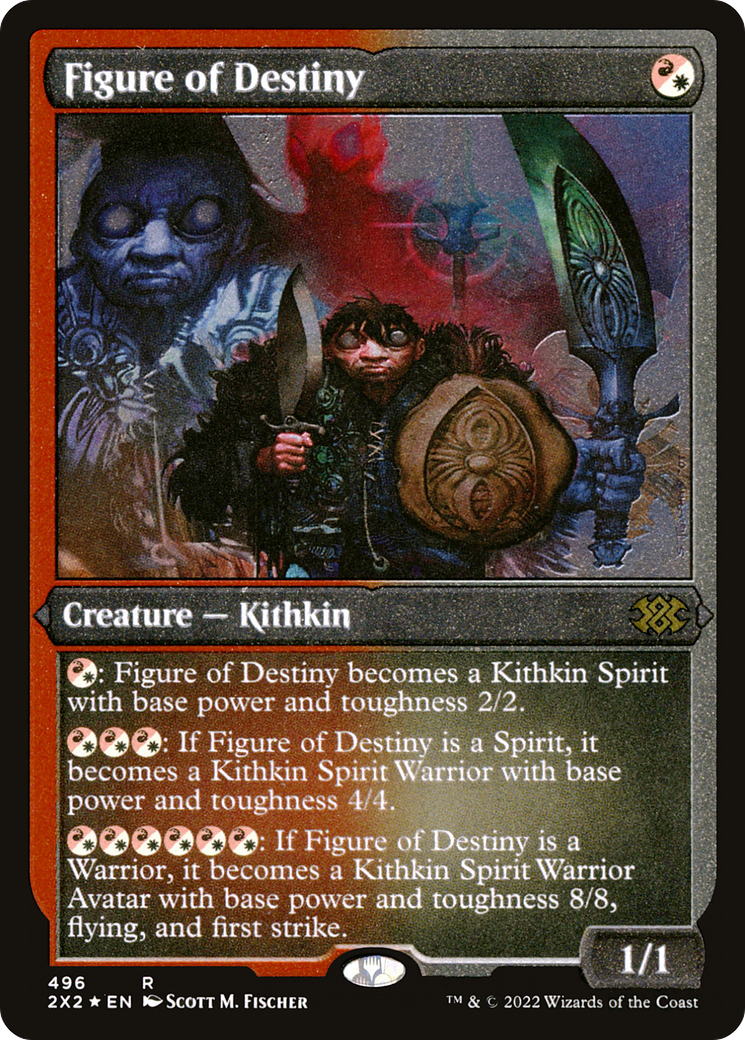 Image of Figure of Destiny (Foil Etched) [Double Masters 2022]