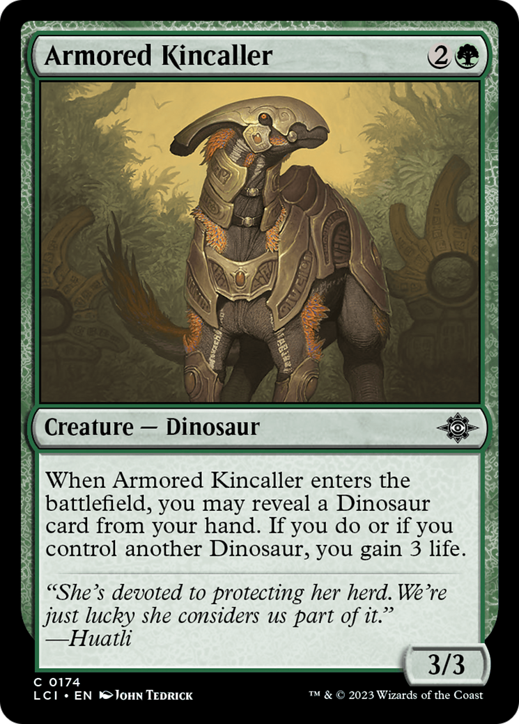 Image of Armored Kincaller [The Lost Caverns of Ixalan]