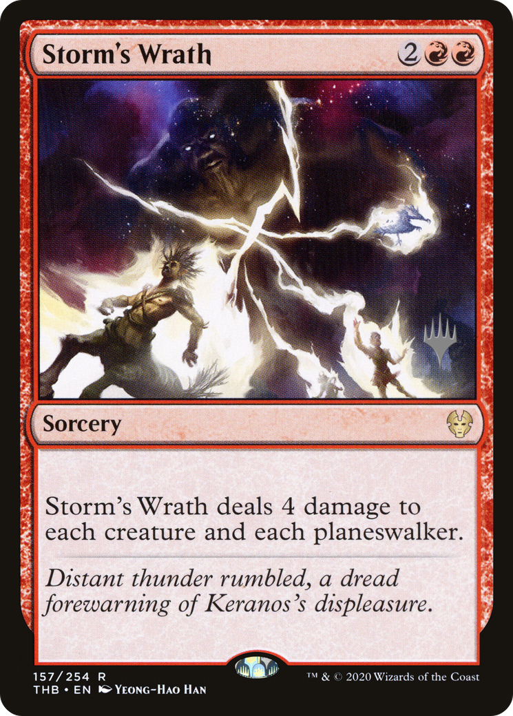 Image of Storm's Wrath (Promo Pack) [Theros Beyond Death Promos]