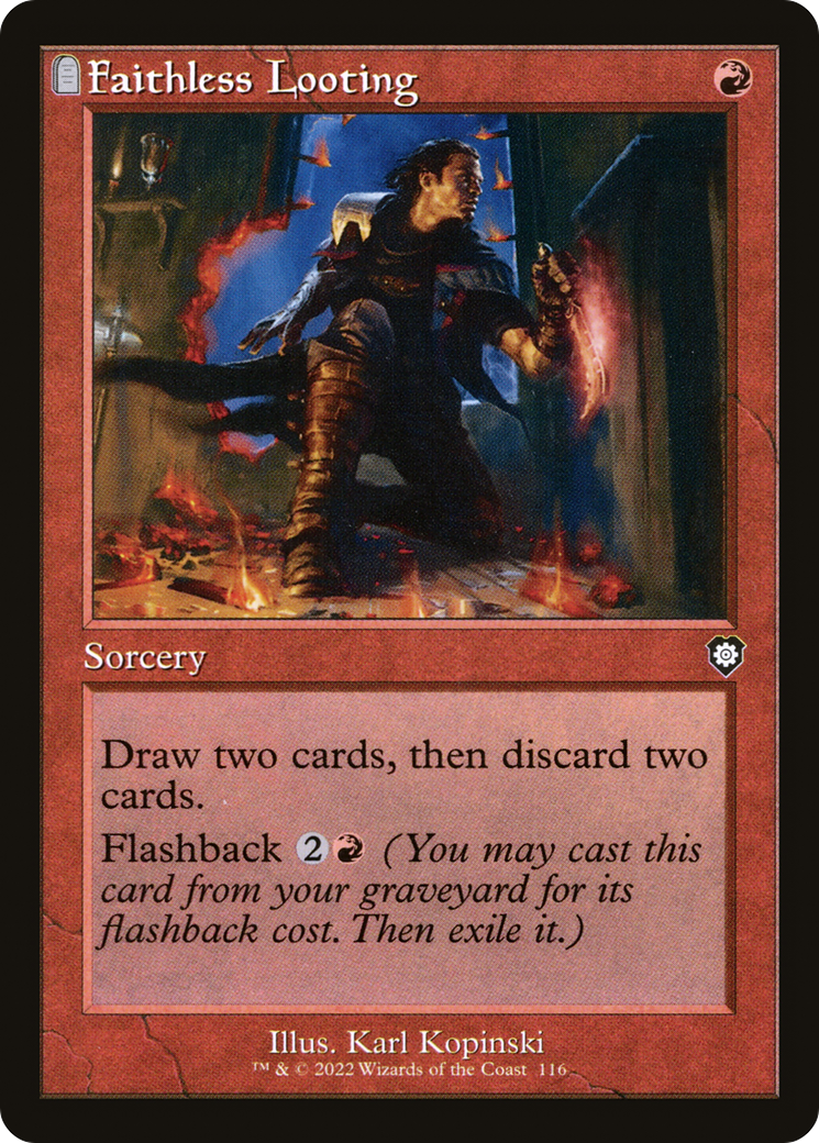 Image of Faithless Looting (Retro) [The Brothers' War Commander]