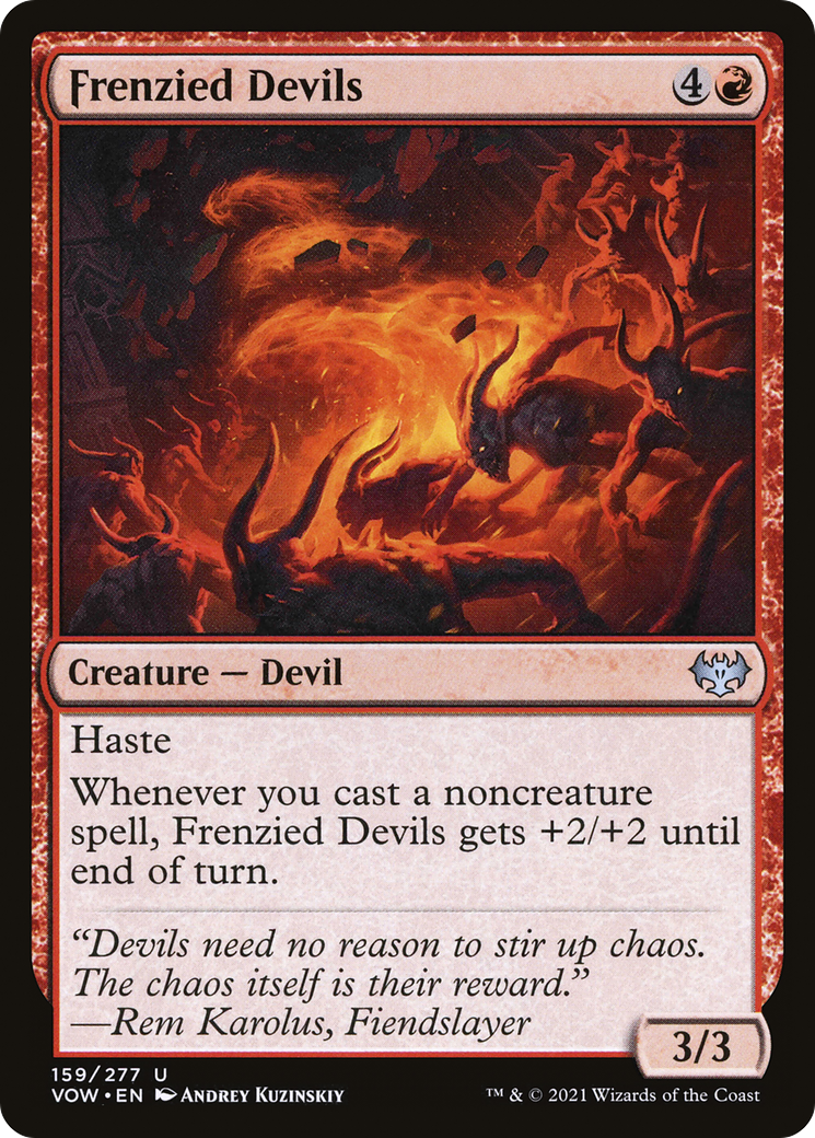 Image of Frenzied Devils [Innistrad: Crimson Vow]