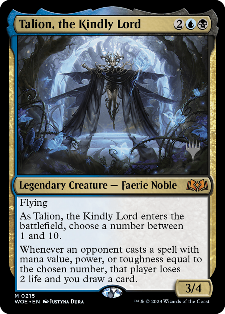 Image of Talion, the Kindly Lord (Promo Pack) [Wilds of Eldraine Promos]