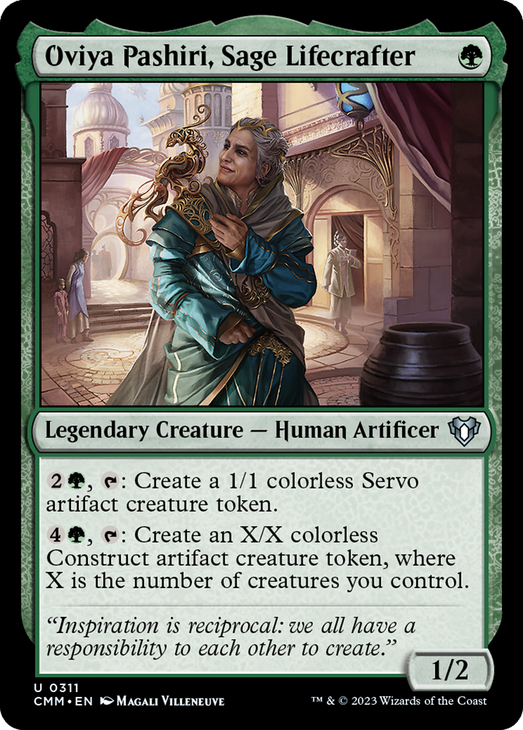 Image of Oviya Pashiri, Sage Lifecrafter [Commander Masters]