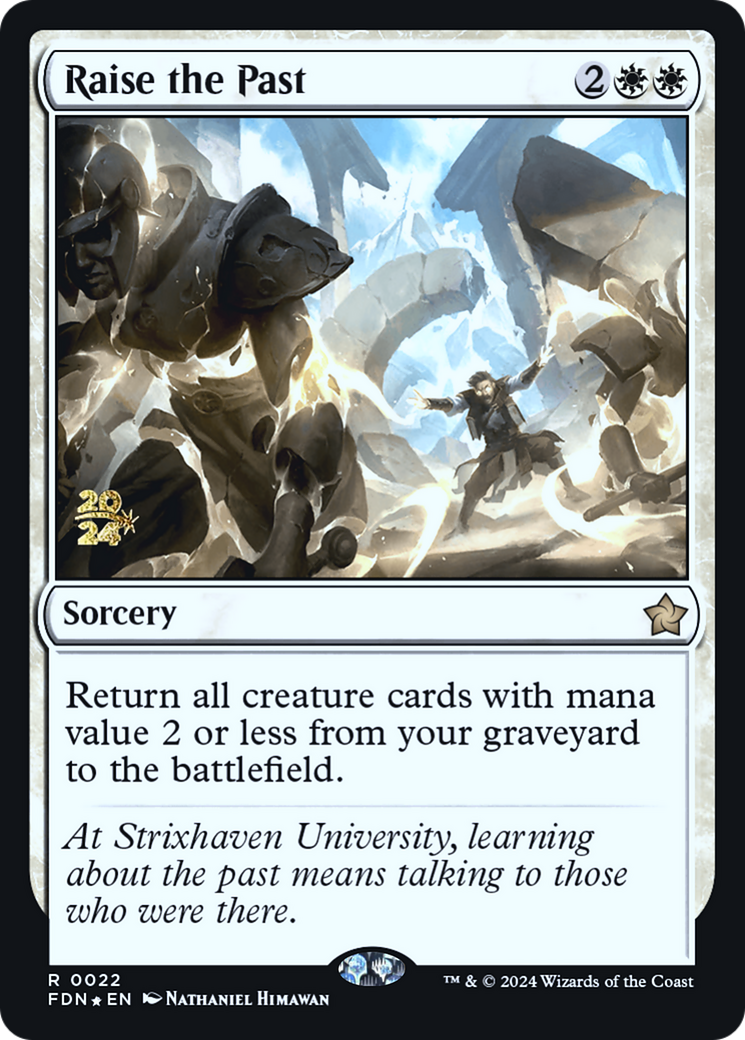 Image of Raise the Past [Foundations Prerelease Promos]