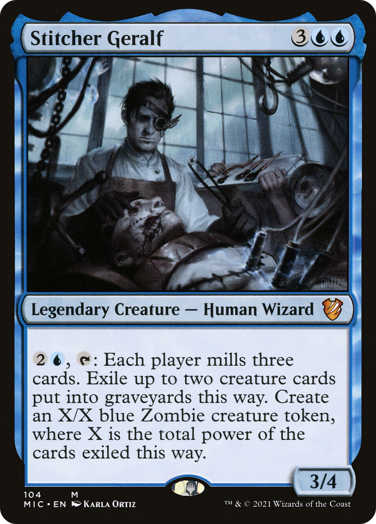 Image of Stitcher Geralf [Innistrad: Midnight Hunt Commander]