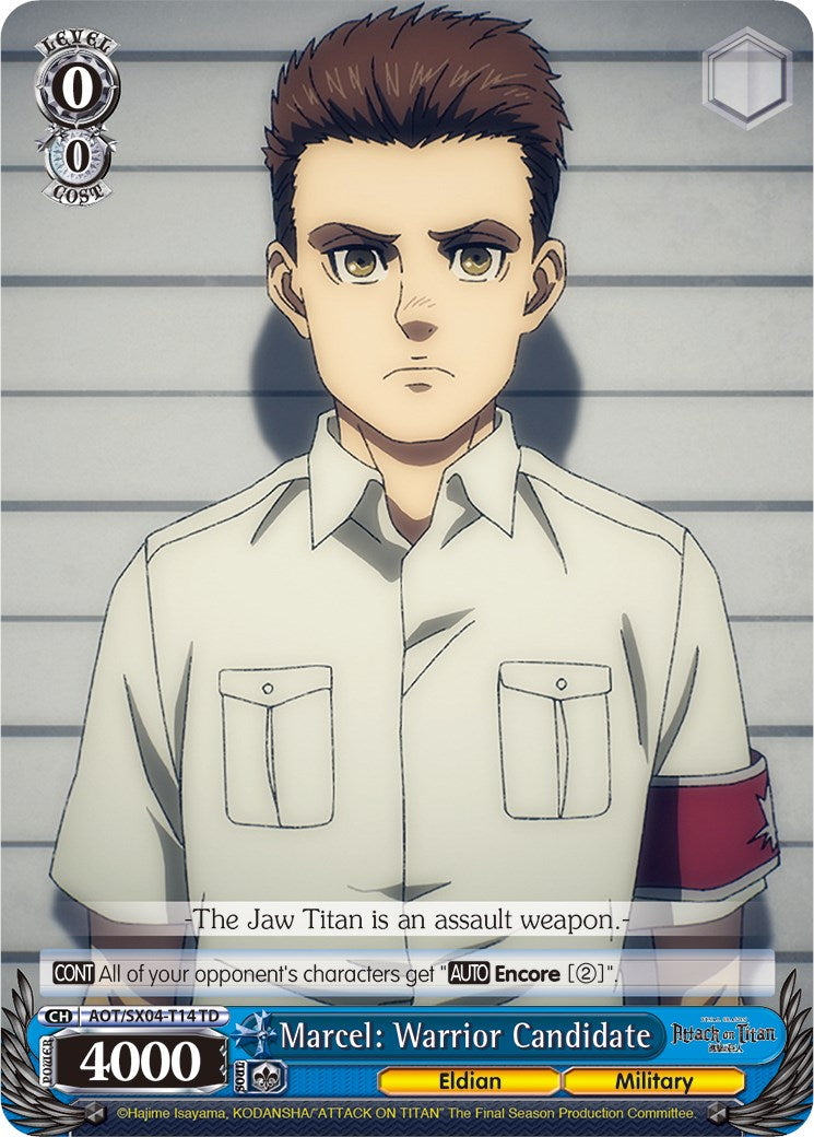 Image of Marcel: Warrior Candidate [Attack On Titan: Final Season]