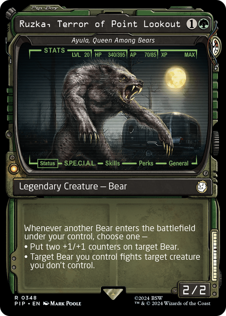 Image of Ruzka, Terror of Point Lookout - Ayula, Queen Among Bears (Showcase) [Fallout]