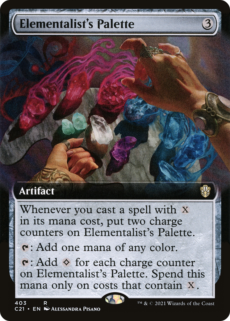 Image of Elementalist's Palette (Extended Art) [Commander 2021]