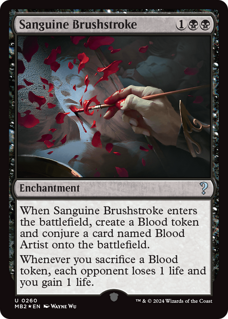 Image of Sanguine Brushstroke [Mystery Booster 2]