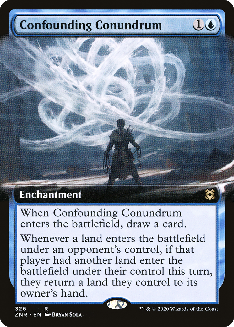 Image of Confounding Conundrum (Extended Art) [Zendikar Rising]