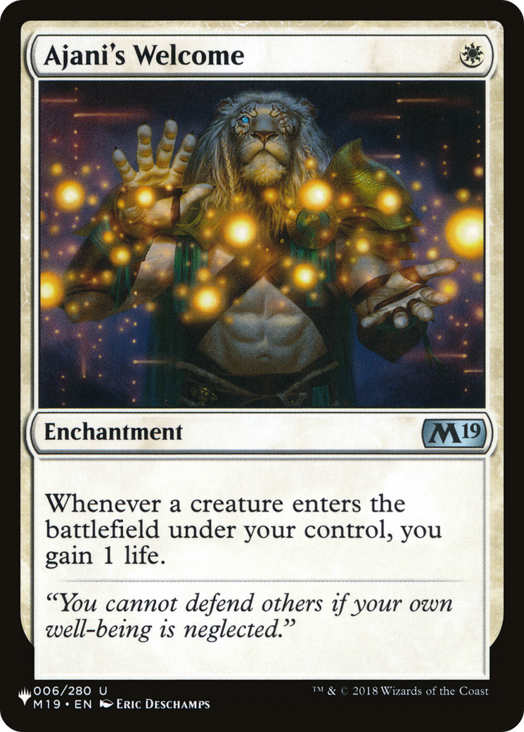 Image of Ajani's Welcome [The List]