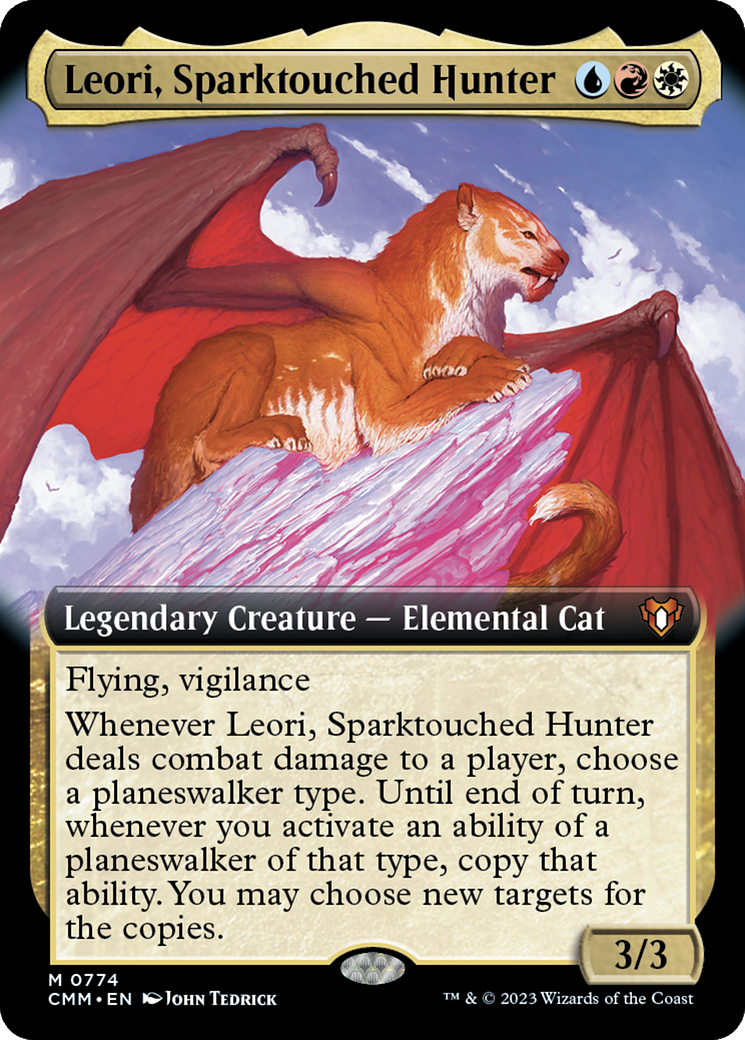 Image of Leori, Sparktouched Hunter (Extended Art) [Commander Masters]