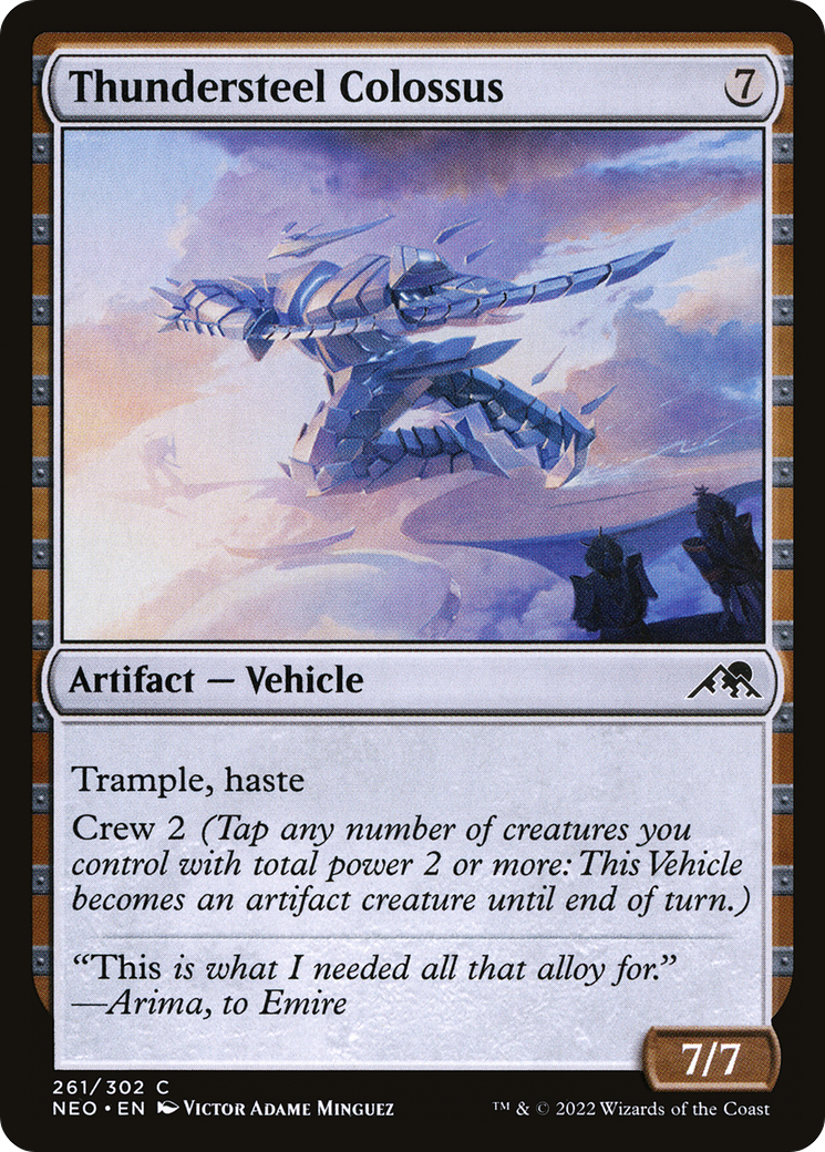 Image of Thundersteel Colossus [Kamigawa: Neon Dynasty]