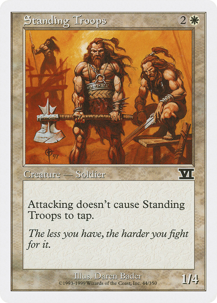 Image of Standing Troops [Classic Sixth Edition]