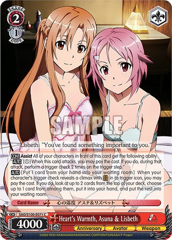 Image of Heart's Warmth, Asuna & Lisbeth [Sword Art Online Animation 10th Anniversary]