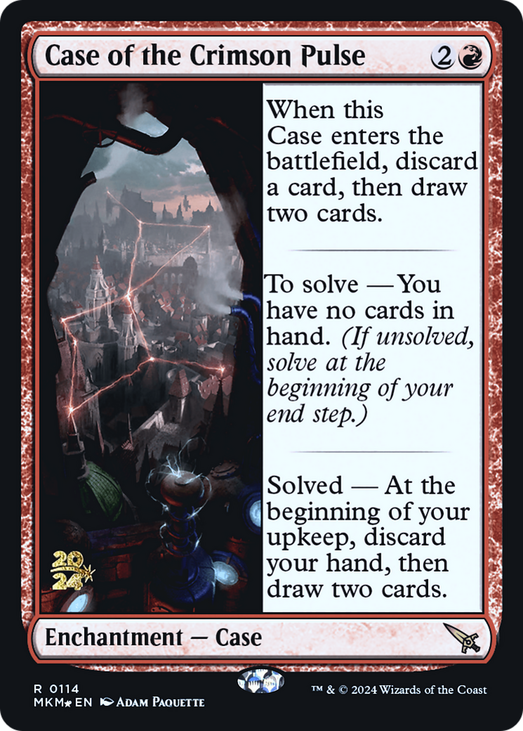 Image of Case of the Crimson Pulse [Murders at Karlov Manor Prerelease Promos]